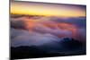 Ethereal Golden Gate Bridge in Fog, San Francisco-Vincent James-Mounted Photographic Print