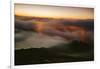 Ethereal Golden Sunrise at Golden Gate Bridge, San Francisco-Vincent James-Framed Photographic Print