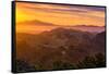 Ethereal Golden Sunrise Mount Diablo East Bay Oakland Bay Area-Vincent James-Framed Stretched Canvas