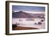 Ethereal Mist and Country Hills of Petaluma, Sonoma County, Bay Area Fog-Vincent James-Framed Photographic Print