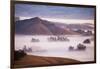 Ethereal Mist and Country Hills of Petaluma, Sonoma County, Bay Area Fog-Vincent James-Framed Photographic Print