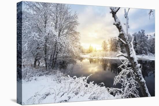 Ethereal Snow-Andreas Stridsberg-Stretched Canvas