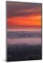 Ethereral Dreamy Burn, San Francisco Bay Fog Sunset-Vincent James-Mounted Photographic Print