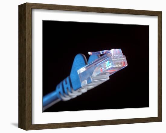 Ethernet Network Connector-Tek Image-Framed Photographic Print