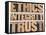 Ethics, Integrity, Trust Word-PixelsAway-Framed Stretched Canvas