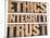 Ethics, Integrity, Trust Word-PixelsAway-Mounted Art Print