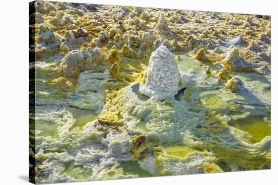 Ethiopia, Dallol, Afar Region. at Almost 300 Feet Below Sea Level-Nigel Pavitt-Stretched Canvas