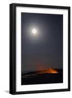 Ethiopia, Erta Ale, Afar Region. the Molten Lava in One of the Two Active Pit Craters of Erta Ale.-Nigel Pavitt-Framed Photographic Print
