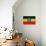 Ethiopia Flag Design with Wood Patterning - Flags of the World Series-Philippe Hugonnard-Art Print displayed on a wall