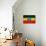 Ethiopia Flag Design with Wood Patterning - Flags of the World Series-Philippe Hugonnard-Mounted Premium Giclee Print displayed on a wall
