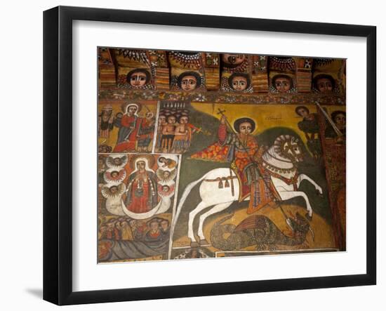 Ethiopia, Gondar, Debre Birhan Selassie Church-Niels Van Gijn-Framed Photographic Print