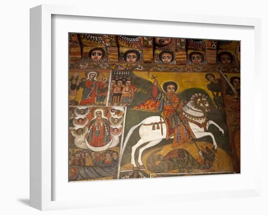 Ethiopia, Gondar, Debre Birhan Selassie Church-Niels Van Gijn-Framed Photographic Print