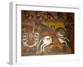 Ethiopia, Gondar, Debre Birhan Selassie Church-Niels Van Gijn-Framed Photographic Print
