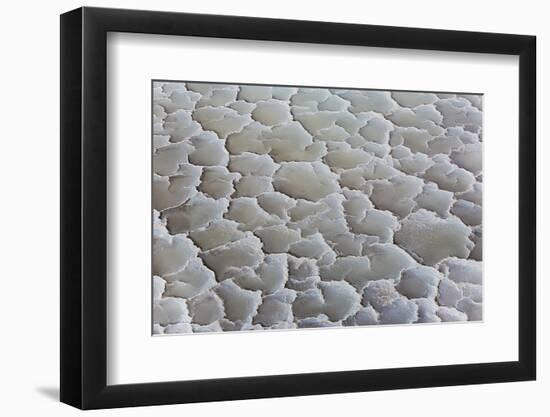 Ethiopia, Lake Karum, Afar Region. Salt Patterns on the Flats Beside Lake Karum.-Nigel Pavitt-Framed Photographic Print