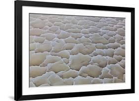 Ethiopia, Lake Karum, Afar Region. Salt Patterns on the Flats Beside Lake Karum.-Nigel Pavitt-Framed Photographic Print