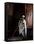 Ethiopia, Lalibela; a Priest in One of the Ancient Rock-Hewn Churches of Lalibela-Niels Van Gijn-Framed Stretched Canvas