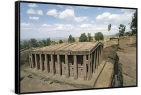 Ethiopia, Lalibela, House of Redeemer of World Church-null-Framed Stretched Canvas