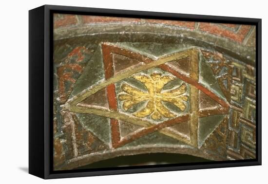 Ethiopia, Lalibela, Rock-Hewn Churches, Church of Bet Maryam, Detail of Frescoed Vault-null-Framed Stretched Canvas