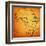 Ethiopia on Actual Map of Africa-michal812-Framed Art Print