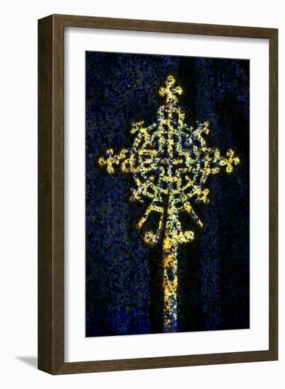 Ethiopian Cross-Andre Burian-Framed Giclee Print