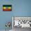 Ethiopian Flag-igor stevanovic-Framed Stretched Canvas displayed on a wall