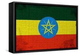 Ethiopian Flag-igor stevanovic-Framed Stretched Canvas