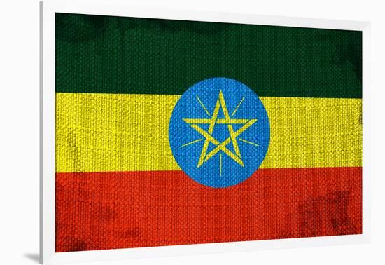 Ethiopian Flag-igor stevanovic-Framed Art Print