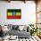 Ethiopian Flag-igor stevanovic-Framed Art Print displayed on a wall
