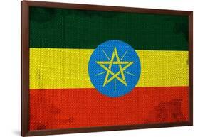 Ethiopian Flag-igor stevanovic-Framed Art Print