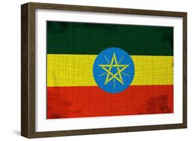 Ethiopian Flag-igor stevanovic-Framed Art Print