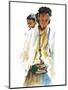 Ethiopian Girls-unknown Howard-Mounted Art Print