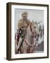 Ethiopian Horseman During British Queen Elizabeth II's Visit-John Loengard-Framed Premium Photographic Print