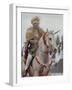 Ethiopian Horseman During British Queen Elizabeth II's Visit-John Loengard-Framed Premium Photographic Print
