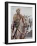 Ethiopian Horseman During British Queen Elizabeth II's Visit-John Loengard-Framed Photographic Print