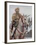 Ethiopian Horseman During British Queen Elizabeth II's Visit-John Loengard-Framed Photographic Print