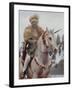 Ethiopian Horseman During British Queen Elizabeth II's Visit-John Loengard-Framed Photographic Print