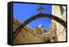 Ethiopian Monastery and Church of the Holy Sepulchre, Old City, Jerusalem, Israel, Middle East-Neil Farrin-Framed Stretched Canvas