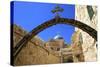 Ethiopian Monastery and Church of the Holy Sepulchre, Old City, Jerusalem, Israel, Middle East-Neil Farrin-Stretched Canvas