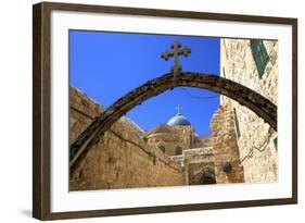 Ethiopian Monastery and Church of the Holy Sepulchre, Old City, Jerusalem, Israel, Middle East-Neil Farrin-Framed Photographic Print