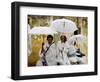 Ethiopian Orthodox Christians during the Holy Thursday Pontifical Mass, Jerusalem, Israel-Oded Balilty-Framed Photographic Print