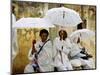 Ethiopian Orthodox Christians during the Holy Thursday Pontifical Mass, Jerusalem, Israel-Oded Balilty-Mounted Photographic Print