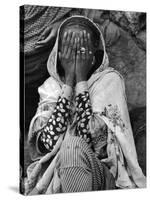 Ethiopian Woman Covering Her Face with Her Hands-Alfred Eisenstaedt-Stretched Canvas