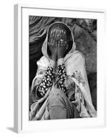 Ethiopian Woman Covering Her Face with Her Hands-Alfred Eisenstaedt-Framed Photographic Print