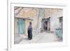 Ethiopians on the Church of the Holy Sepulchre, Jerusalem, 2019 (W/C on Paper)-Lucy Willis-Framed Giclee Print