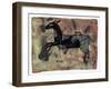 Ethnic Deer-Maria Pietri Lalor-Framed Giclee Print