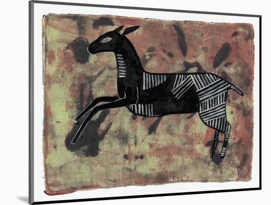 Ethnic Deer-Maria Pietri Lalor-Mounted Giclee Print