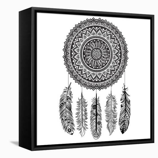 Ethnic Dream Catcher-transiastock-Framed Stretched Canvas