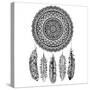 Ethnic Dream Catcher-transiastock-Stretched Canvas