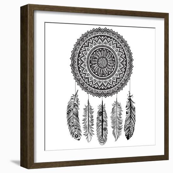 Ethnic Dream Catcher-transiastock-Framed Premium Giclee Print