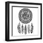 Ethnic Dream Catcher-transiastock-Framed Art Print